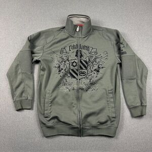 Ecko Unltd Star Wars Jacket Mens Medium Dark Side Full‎ Zip Storm Trooper Green